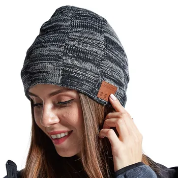 

Stylish Wireless Bluetooth Music Cap Warm Winter Hat Headdress Sports Wireless Headset Knit Hat