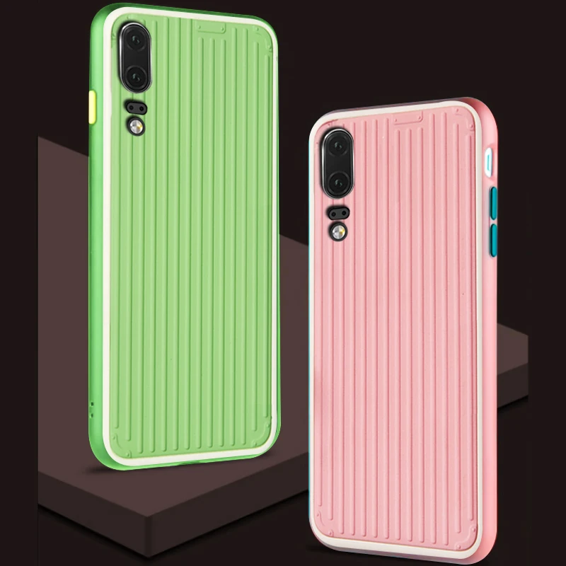 Изогнутый чехол для костюма HuaWei P20 Lite P20pro Pro Nova 3E жесткий силиконовый 3D роскошный
