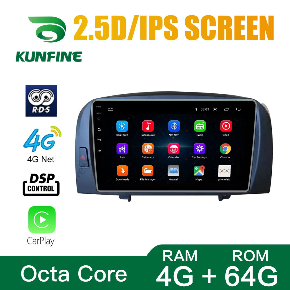 Восьмиядерный Android 10 0 автомобильный DVD GPS навигационный плеер Deckless стерео для HYUNDAI