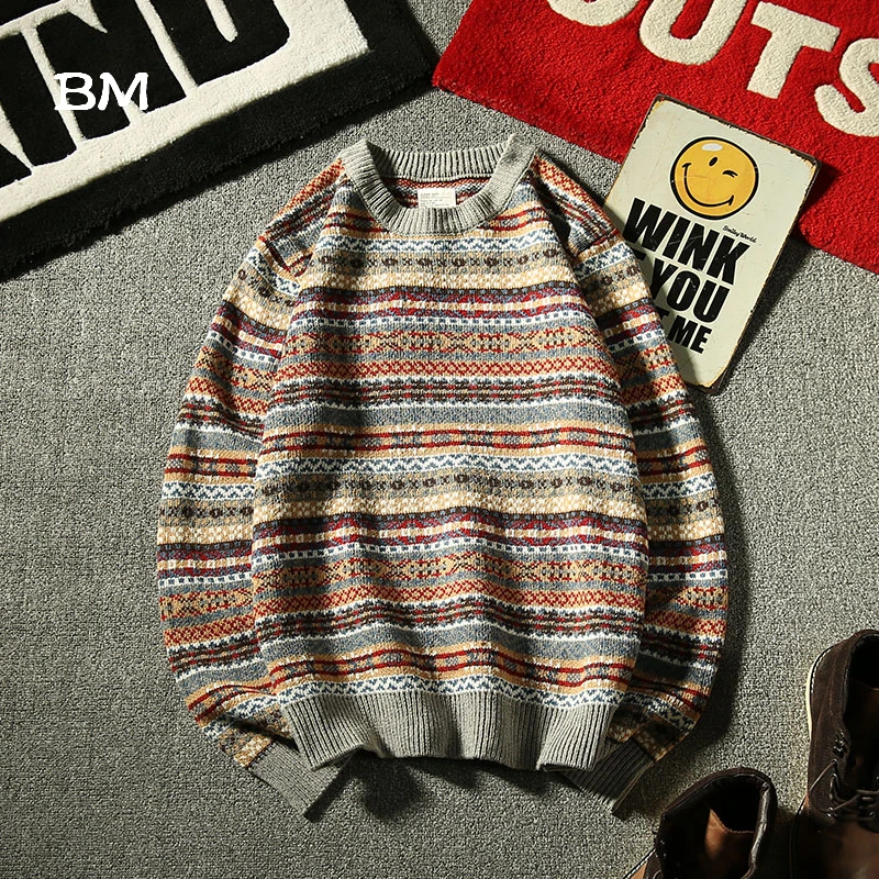 

Fashion Color Yarn Sweater Men Korean Style Clothes 2019 High Quality Clothing Winter Warm Sweaters Man Harajuku Coat