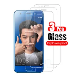 3 - Pack Tempered Glass Screen Protector Film, Anti - Scratch, 9H Hardness (For Honor 9 Lite)