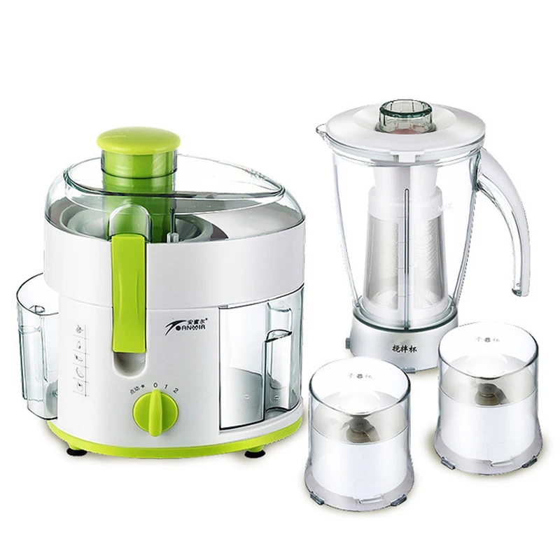 Multifunctional Juicer Household Fruit Juice Squeezer Soybean Milk Maker Juicing Machine Meat Mincer Powder Grinder Blender