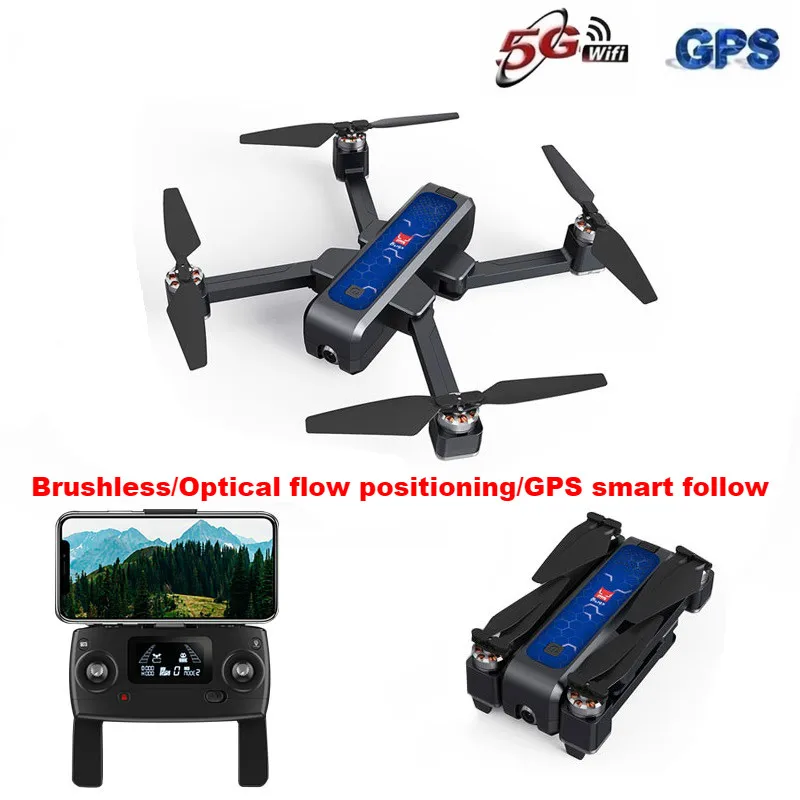 

GPS Drone With 5G Wifi FPV 2K HD Camera Brushless Motor Quadcopter 1.6KM 25 minutes Flight Time Optical Flow RC Foldable Dron