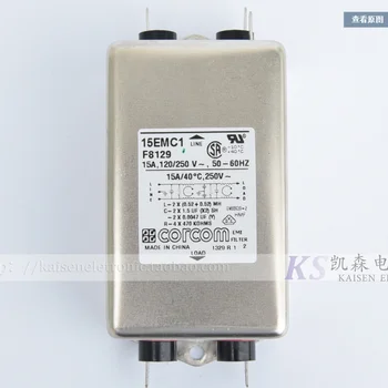 

15EMC1 EMC F8129 1-6609037-4 Corcom 15A anti-interference filter for treadmill
