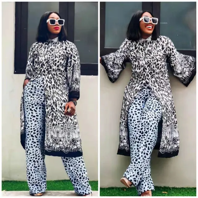 Plus Size Women African Clothes 2 Piece 