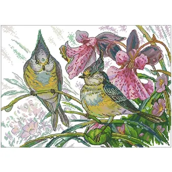 

Spring break patterns Counted Cross Stitch 11CT 14CT 18CT DIY Chinese Cross Stitch Kits Embroidery Needlework Sets