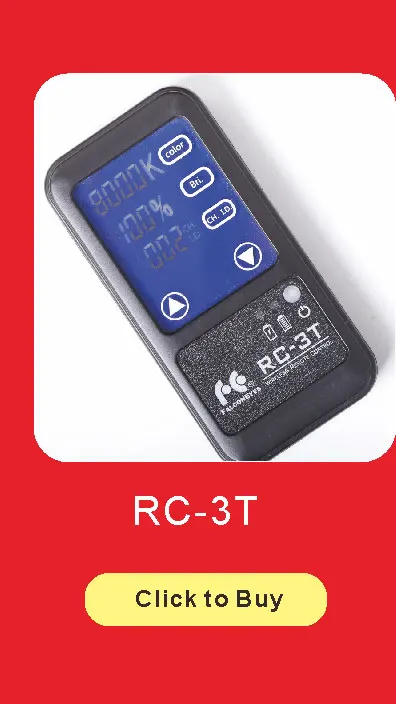 falconeyes roll flex led light remote control for rx-29tdx