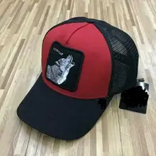 С биркой broidery WOLF-RED Snapback бейсболка для дальнобойщика козырек животных фермы