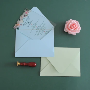 

New Arrival white flower wedding menu acrylic card,party birthday transparent acrylic invitations Plexiglass