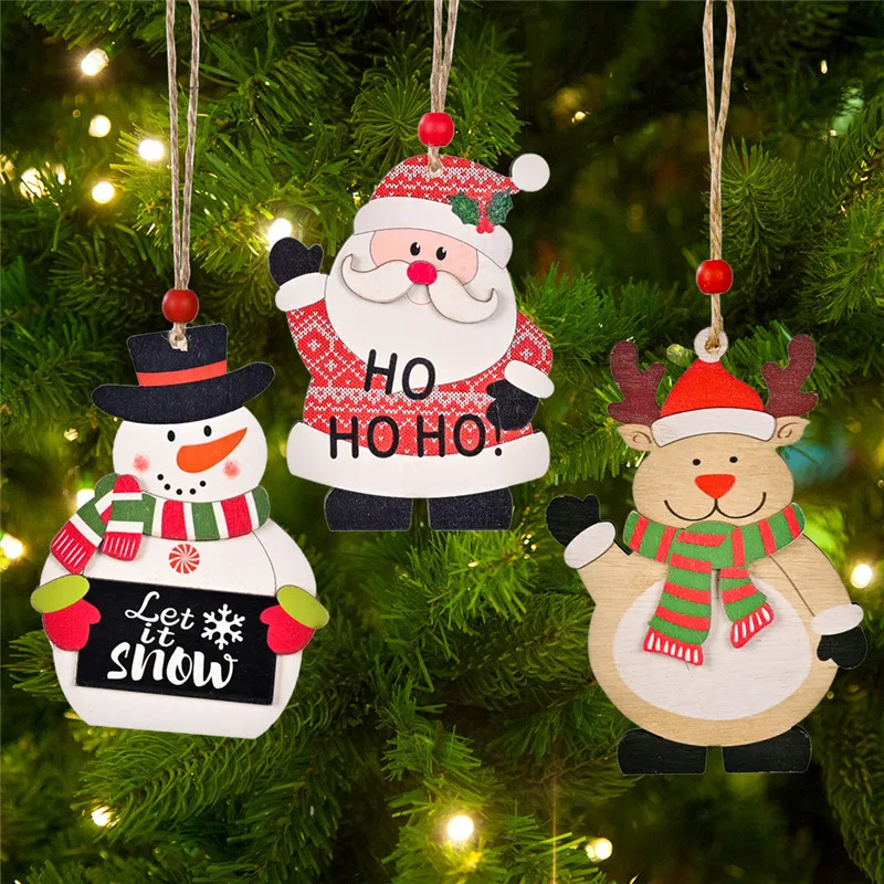 2022 Christmas Crafts Pictures New Year 2022 Christmas Decorations For Home Wooden Car Elk Navidad Kids  Craft Gift Xmas Tree Ornaments Natale 2021 Noel Gift|Pendant & Drop  Ornaments| - Aliexpress