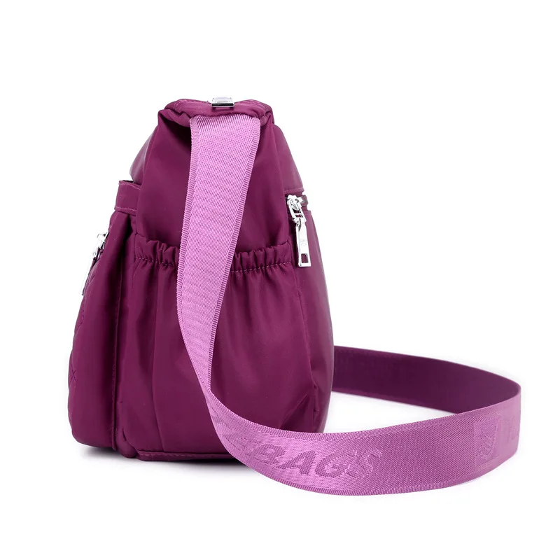 

2019 Spring New Style Oxford Waterproof Solid Color Women's Shoulder Oblique Bag Korean-style Simple Fashion Rhombus Square Slin