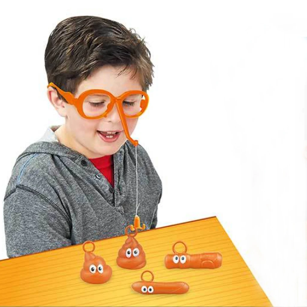 Super Cute Poop Toys and Games, Save the Poops with Glasses, Novelty Gifts