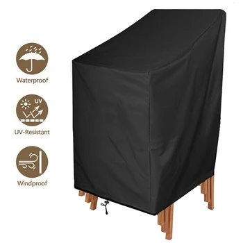 

High Back Patio Single Chair Cover Outdoor Furniture Protection Case Waterproof Household Merchandises TB Sale