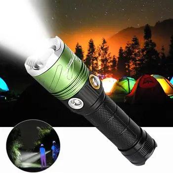 

Powerful 800LM Aluminum Torch 18650 Rechargeable Light Tactical Flashlight