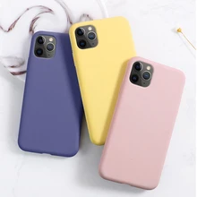 Мягкий Жидкий официальный силиконовый чехол для iPhone 11 Pro Max 8 Plus микрофибра лайнер Противоударный задняя крышка для iPhone X XR Xs MAX XS