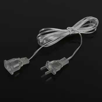 

Power Extension Cable Plug Extender Wire For LED String Light Christmas Lights 28TC