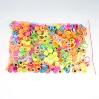50Pcs Eye Finger Puppets Googly Eyes Rings Eyeball Ring Kit for Kids Party Favor 06N 1