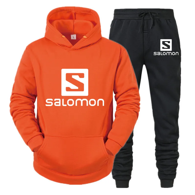 

2020 Brand Clothing Men's Fashion Tracksuit Casual Sportsuit Men Hoodies Sweatshirts Sportswear S printed Coat+Pant Men Set