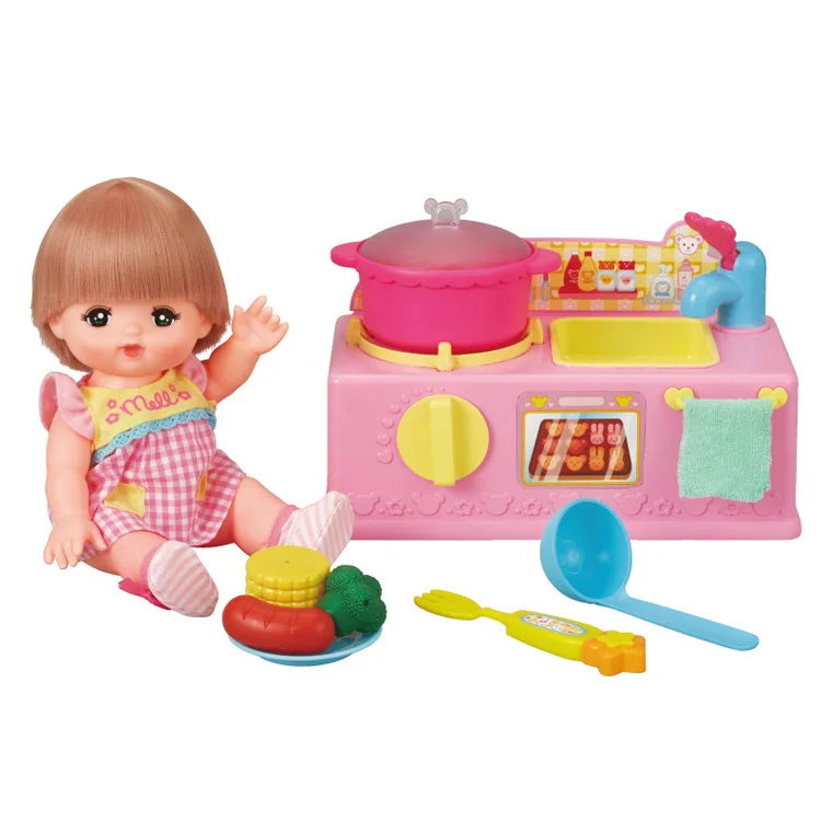 

Mi Lu Kitchenette 514436 Cooking Food Play House Doll GIRL'S Emulate Toy