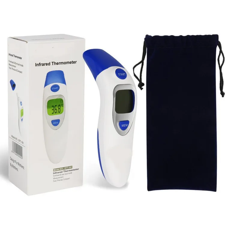 Handheld Infrared Thermometer for Forehead & Ear Temperature (5)