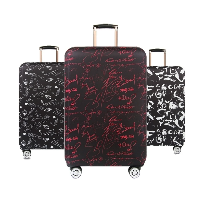 Высококачественный чехол эластичный от пыли для чемодана на колесиках защитный