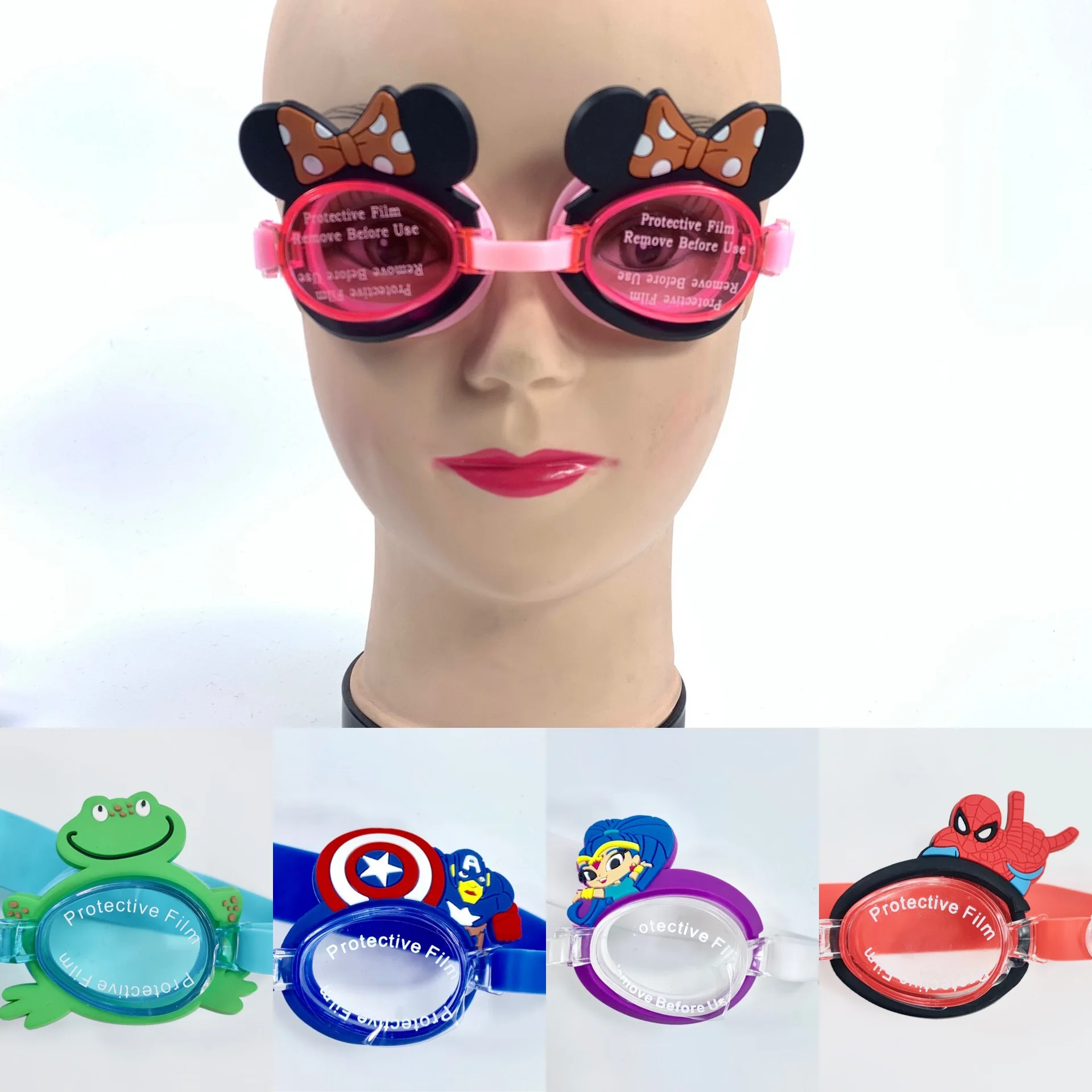 

CHILDREN'S Swimming Goggles Cartoon Cute Waterproof Anti-fog High-definition Kids Swimming Goggles Men And Women Child Baby Univ