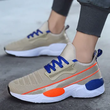 

Fashionable spring black sapato causal mens Casual sport for casuales fashion mens canvas sale 39 male knitting Sneakers summer