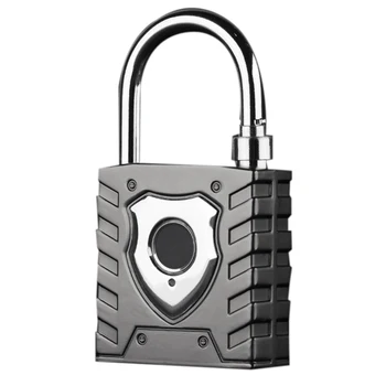 

Intelligent Fingerprint Padlock Large Outdoor Waterproof Lock Warehouse Door Dormitory Logistics Vehicle Anti-Theft Password Loc