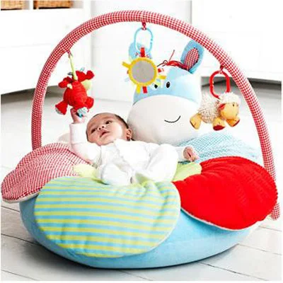 

Multi-functional Inflatable Baby Playmat Game Blanket Red Bull-Inflatable Mattress Hippo with Stand-Rabbit Donkey