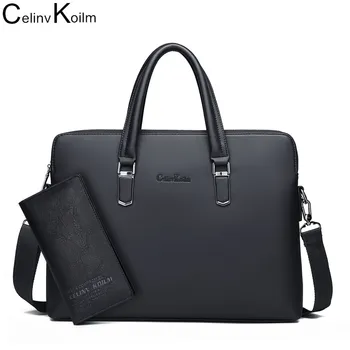

Celinv Koilm 14 inch Laptop Bag Man Travel Briefcase with Organizer Shoulder Bags Water Resisatant Business Briefcases for Men