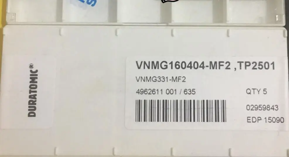 10 шт. твердосплавные вставки VNMG160404-MF2, TP2501