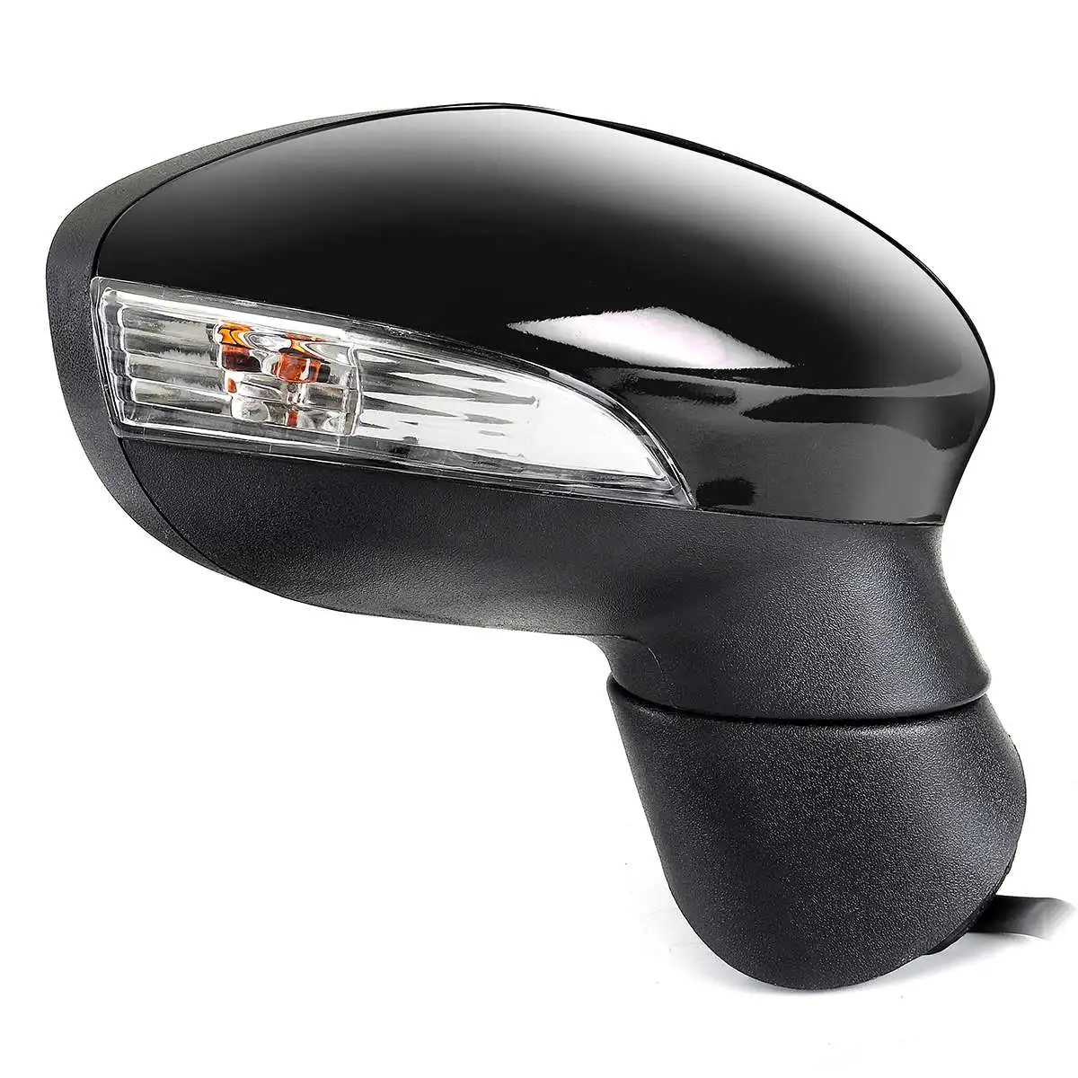 MK7 черное автомобильное крыло двери электрическое зеркало заднего вида в сборе для Ford для Fiesta MK7 2008 2009 2010 2011 2012