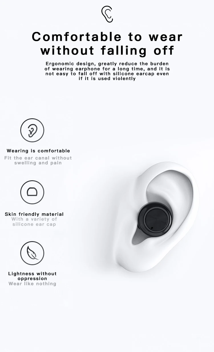 A6 TWS Bluetooth Earphone 5 0 Noise Cancelling Headset With Mic Handsfree Earbuds For Xiaomi Redmi Airdots Wireless Earbud