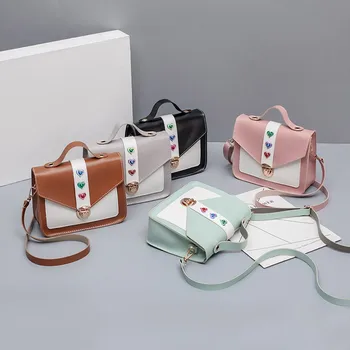 

New Arrived Handbag Fashion Ladies Hand Bag Carved Shoulder Small Square Messenger Bag Bolso Mujer Mobile Phone Bag Torebka #C11