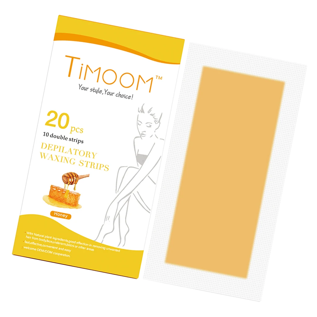 20x Wax Strips Hair Remover Face Arm Legs Ready To Use Quick Easy Finishing