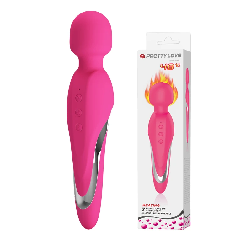 Pretty Love 7 Speeds Clit Vibrators for Women USB Charge AV Magic Wand Vibrator Massager Adult Sex Toys Woman Masturbator | Красота и