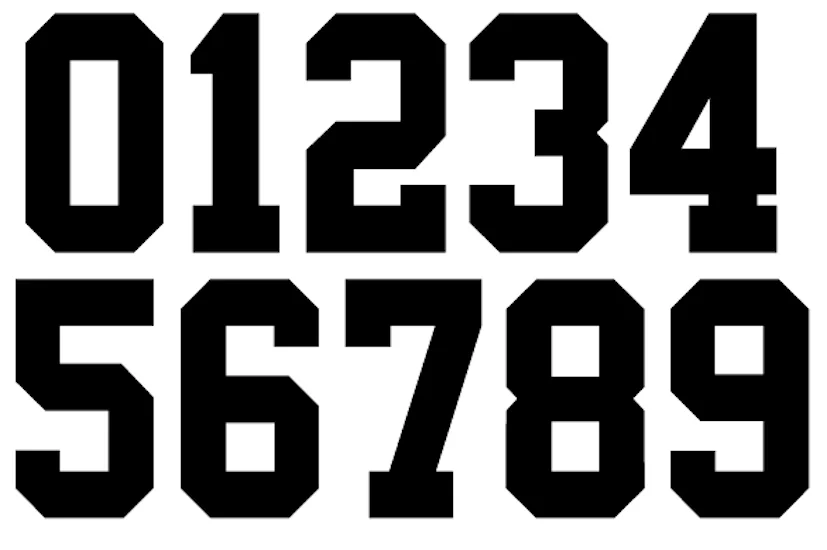 Football Numbers Font Ubicaciondepersonas cdmx gob mx