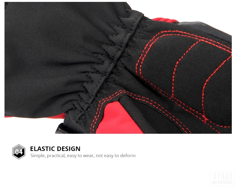PROBIKER Мотоциклетные Перчатки Водонепроницаемые Guantes Moto термоперчатки с флисовой подкладкой мотоциклетные перчатки с сенсорным экраном мотоциклетные перчатки для верховой езды