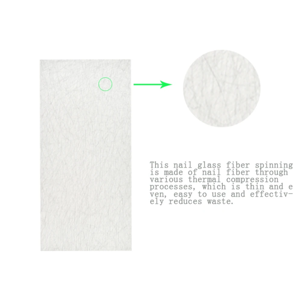 Professional Nail Glass Extended Fiber Spinning Acrylic Tip Glass Fiber Nail Extension Fiberglass Acrylic Tips Nail Salon