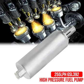 

255LPH GSL392 High Pressure Fuel Pump External Inline Fittings Kit Car Fuel Pump Universal in Parallel Fuel Pump
