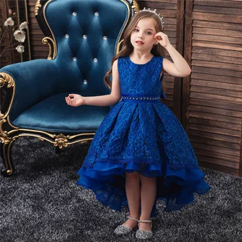 

Anime Kid Girl Princess sleeveless Dress Lace Wedding Birthday Party Dress Halloween Pageant Children Clothing Kid Costumes