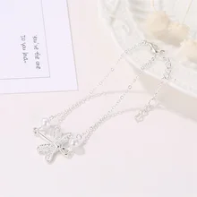 Горячая Распродажа браслет на ногу со стрекозой Европа и Америка пляж Женская Стрекоза жемчужный браслет для ног jiao shi pin