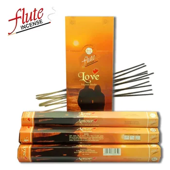 

FLUTE 120 Sticks/Pack Love Lax Cored Stick incense Handmade From Indian Burning in Living Room For Aromatherapy