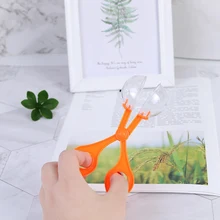 Пластиковые Жук Насекомое Ножницы Щипцы Пинцет для детей Детские игрушки удобные круглые ножницы