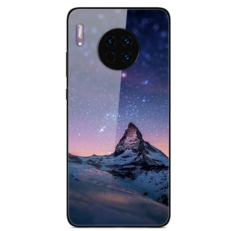 08 Для huawei mate 30 Pro Чехол из закаленного стекла, планета космос, чехол из стекла для huawei mate 30 mate 30 Pro 30Pro Coque Shell Для huawei mate 30 Lite 30 Lite, стеклянный чехол - Цвет: 08