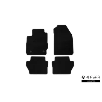

Floor mats Klever econom Ford Fiesta 2015, cotton, gray, 4 PCs