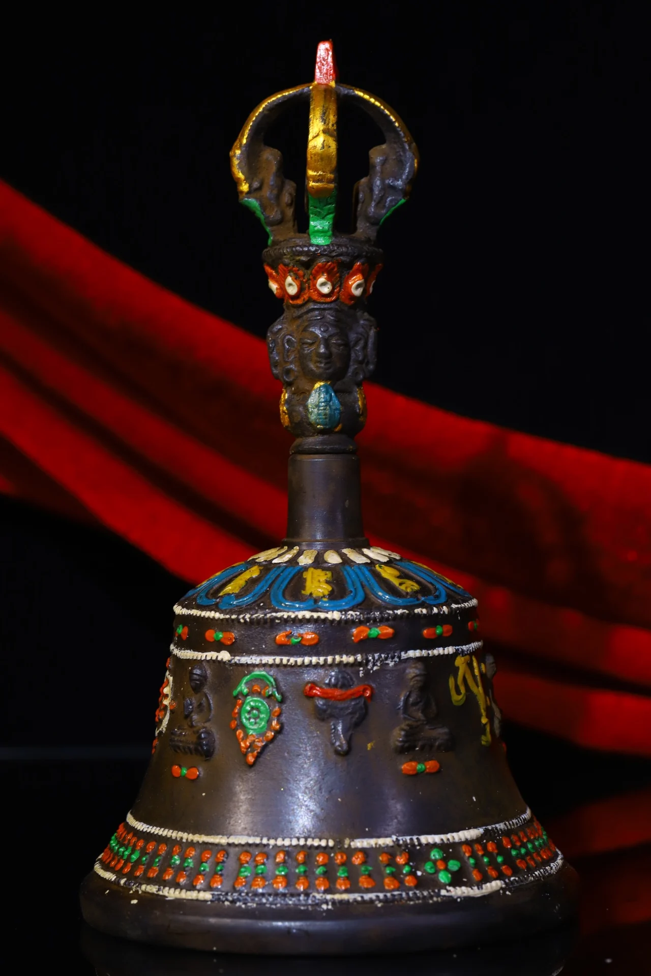 Коллекция тибетских храмов 7 дюймов старые бронзовые трекеры магнитные