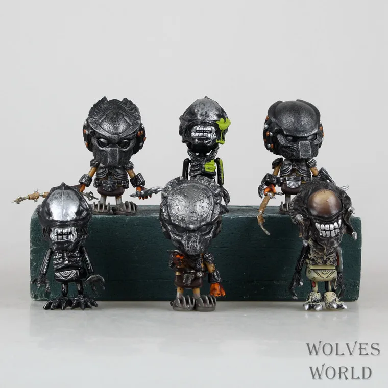 

Yaya Anime Predator 6-Special Shape Predator Lone Wolf Cute Capsule Toy Garage Kit Model