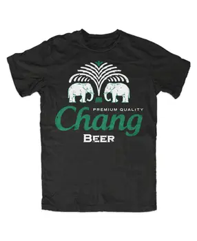 

Chang Beer Premium T-Shirt Thailand,Elefant,Bangkok,Logo,Hangover,Fun,Kult, T Shirt Men Funny Tee Shirts Short Sleeve