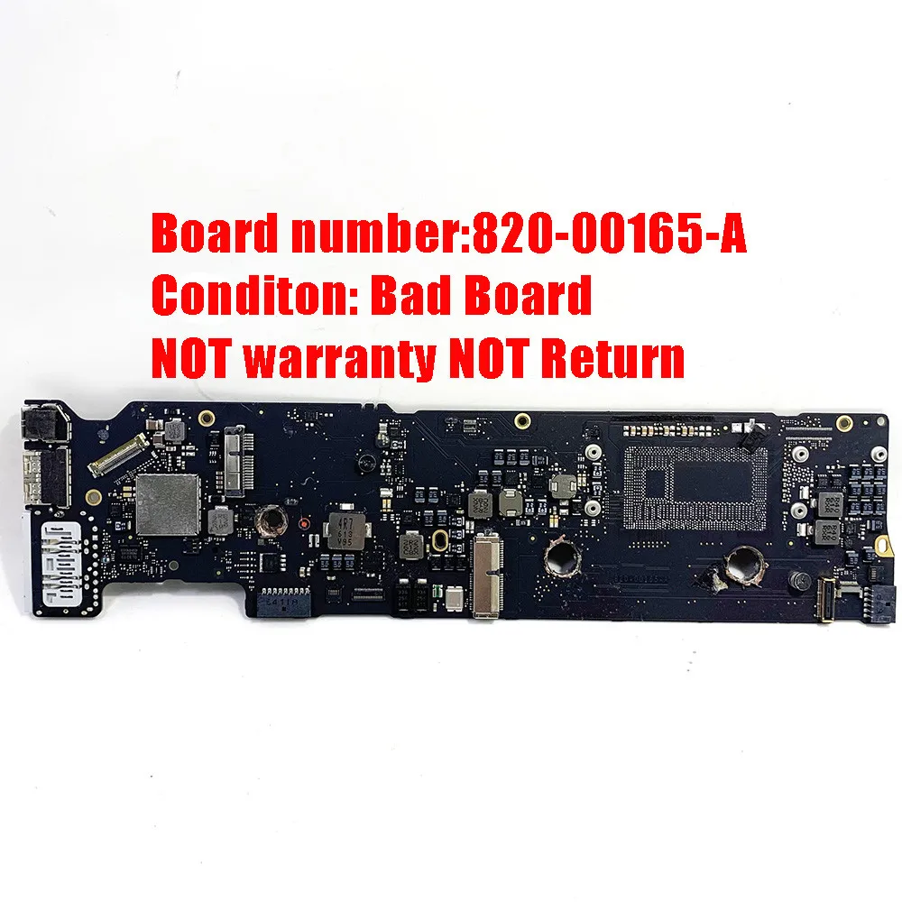 

820-00165-A A1466 Motherboard 13\" A1466 Logic Board 2015 820-00165-A Material Board Not Warranty for Macbook Air APPLE SHELI